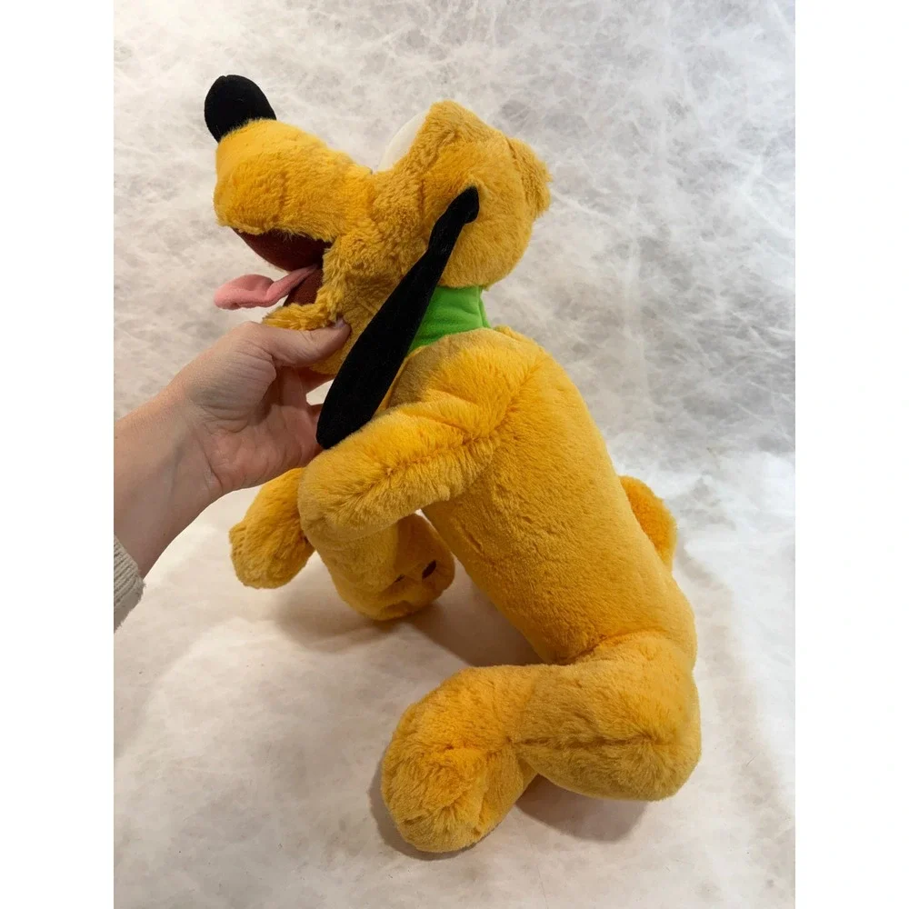 Disney Parks Pluto Plush Dog Stuffed Animal Disneyland Walt Disney World 12 inch